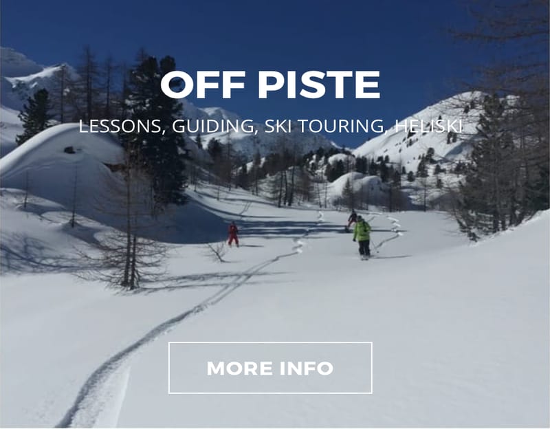 off piste lessons, ski touring
